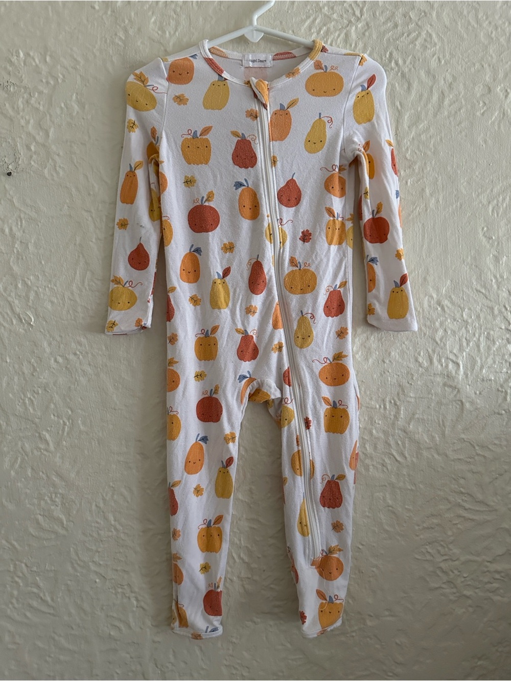 Angel Dear Pumpkin Gourd Squash Fall Autumn Bamboo Sleeper 12-18 Months